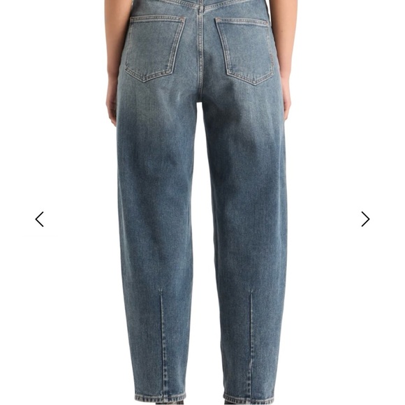 Scotch and Soda The Tide Workwear Balloon Jeans 25 Barrel Leg Dark Wash Baggy - Picture 2 of 13